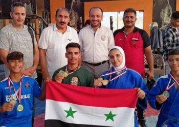 8 ذهبيات لسورية بالبطولة الدولية الأولى في لعبة الباجوت القتالية