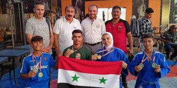 8 ذهبيات لسورية بالبطولة الدولية الأولى في لعبة الباجوت القتالية