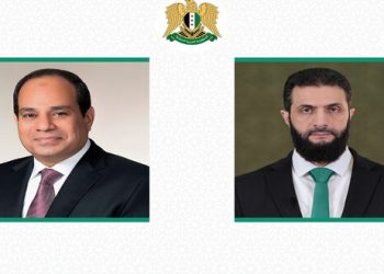 الرئيس الشرع يتلقى دعوة رسمية من الرئيس السيسي للمشاركة بالاجتماع الطارئ لمجلس جامعة الدول العربية