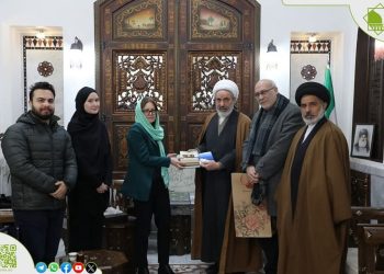 ممثل الطائفة الشيعية في سورية يستقبل السفيرة السويدية