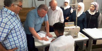 جولة تفقدية بمشاركة مديرية التربية والتعليم ونائب رئيس غرفة صناعة حلب