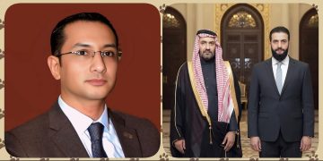 دمشقُ تشهدُ لقاءً رفيعَ المستوى جمعَ الرئيسَ السُّوري أحمدَ الشَّرع بالمتحدثِ الرسميِّ لمنظَّمةِ الضميرِ العالميِّ لحقوقِ الإنسانِ بالوطنِ العربيِّ