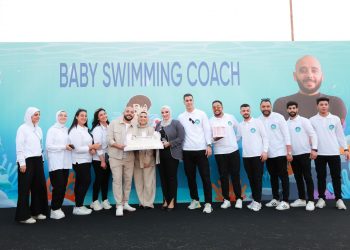 بحضور نجوم الرياضة والإعلام.. الكابتن أحمد جمعة يحتفي بإنجازات أكاديمية Baby Swimming Coach