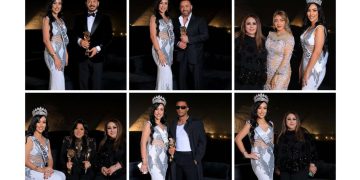 تألّق د. حنان نصر وسكينة بوزيدي على ريد كاربت مهرجان «ذا بيست» أمام الأهرامات