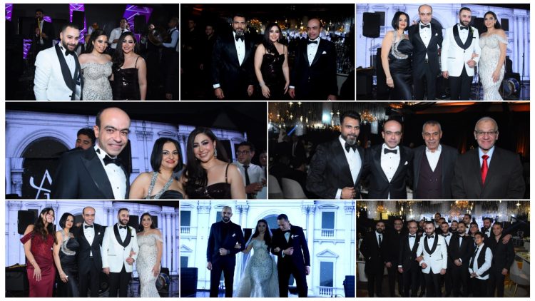 مجدي فرحات يحتفل بزفاف نجله أمين.. وبوسي تشعل أجواء الحفل