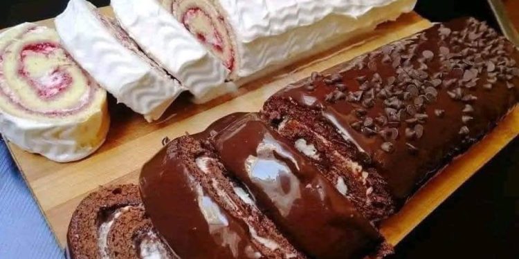 السويسرول كيك وطريقة التحضير