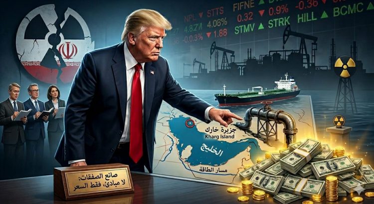 عين ترامب على خارك