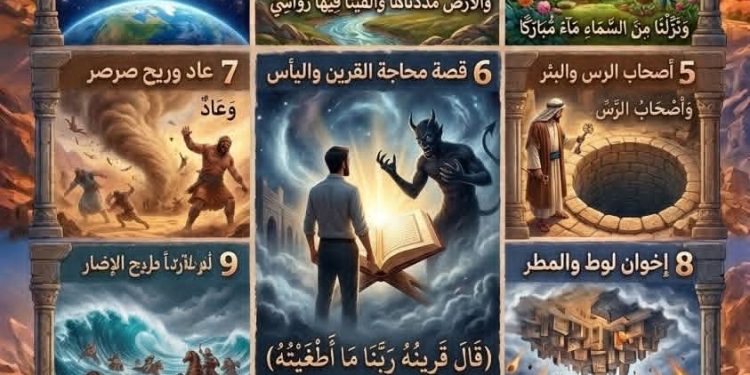 20 شفره ستغير مجرى حياتك من سوره (ق) من بزوغ الخلق إلى خروج البعث