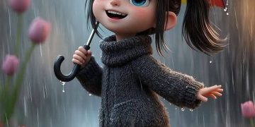 حين يبتسم المطر: سيرة قلب في قرية لا تعرف الزيف