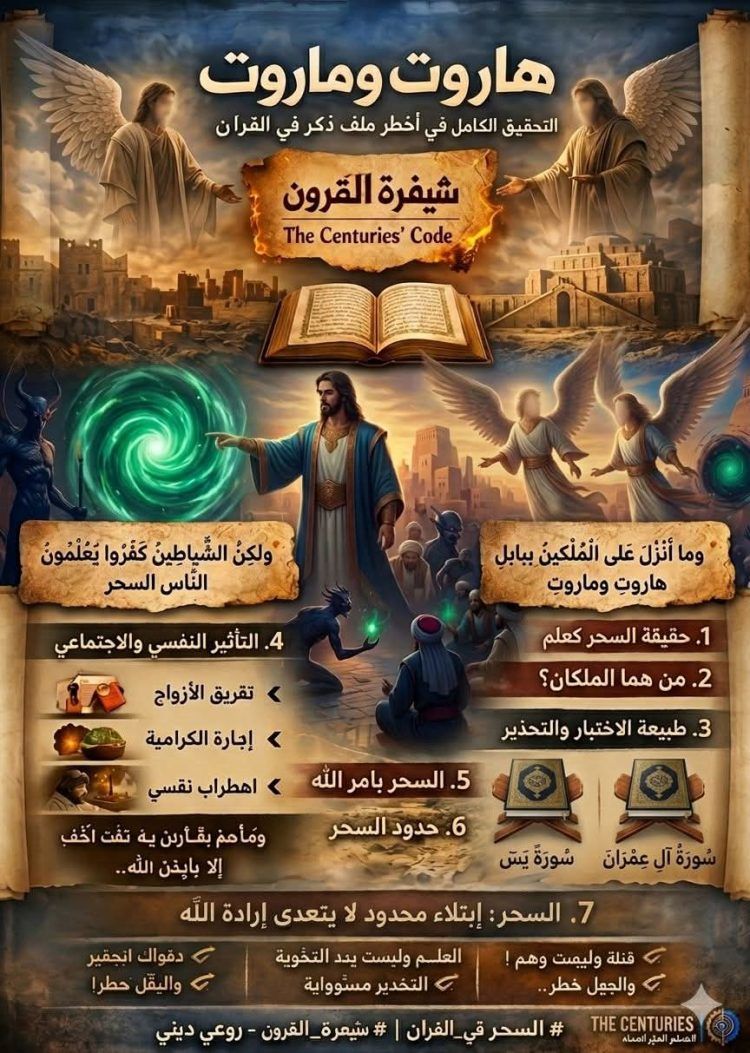 هاروت وماروت التحقيق الكامل في أخطر ملف ذُكر في القرآن