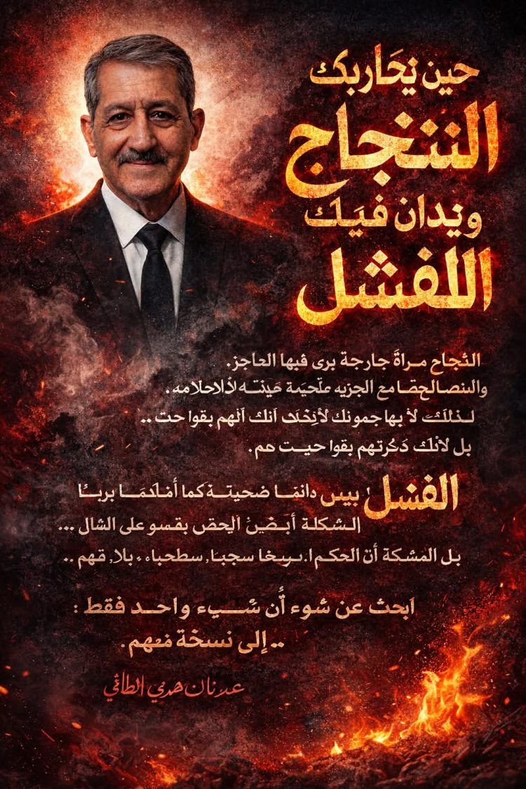 حين يُحاربك النجاح ويُدان فيك الفشل