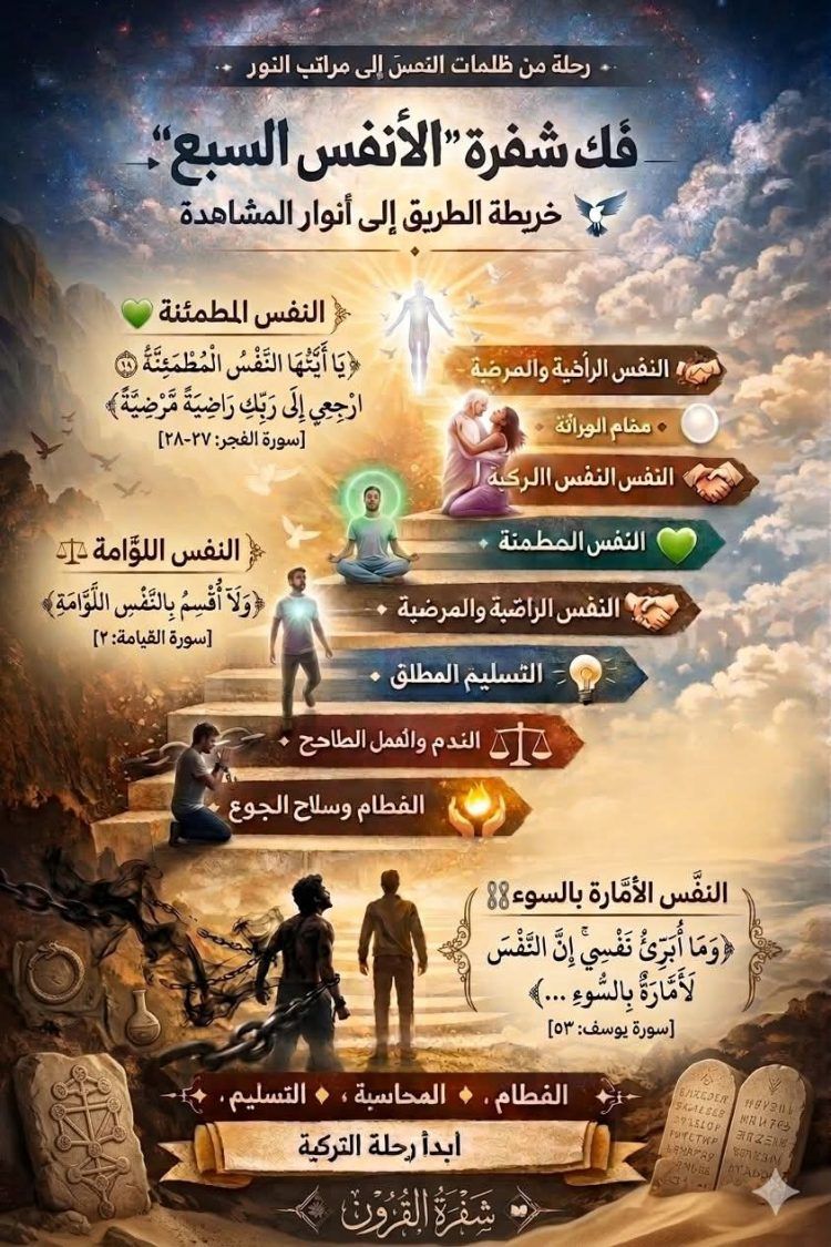 قراءة تأملية رمزية لمقامات النفس