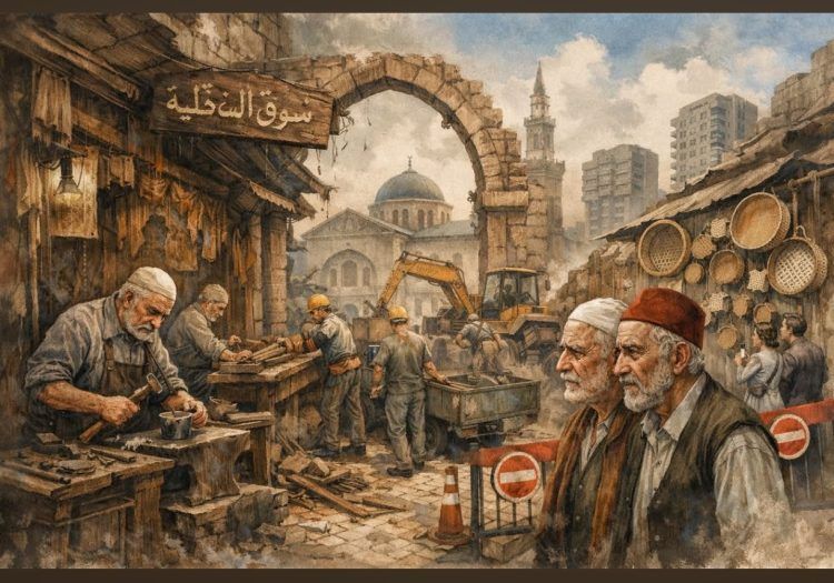 المناخلية تفريغ دمشق من هويتها التراثية