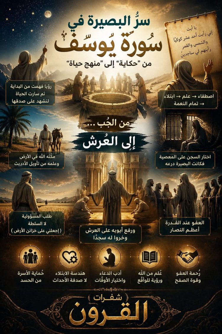 سر البصيرة في سورة يوسف من “حكاية” إلى “منهج حياة”