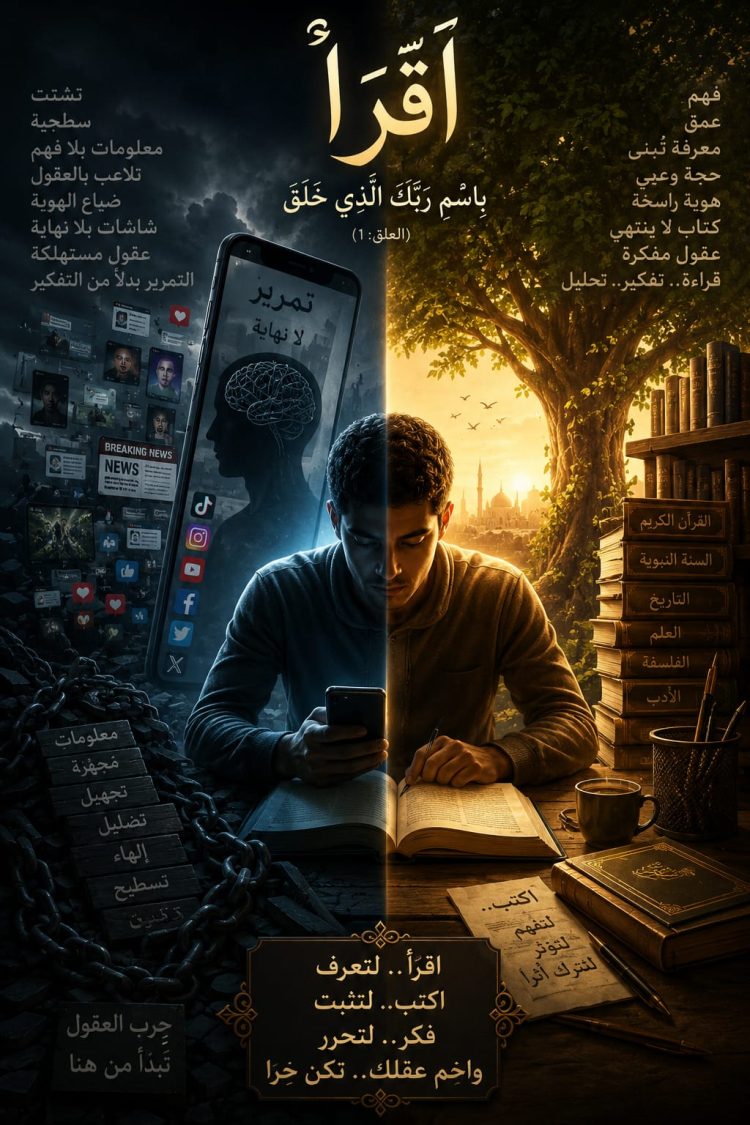 اقرأ أول أمرٍ إلهي في وجه حرب العقول