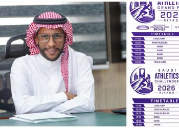 انطلاق بطولة الجائزة الكبرى لألعاب القوى بالرياض بمشاركة 40 دولة