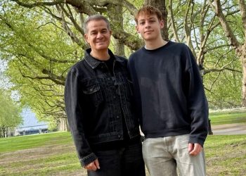 المنتج حمادة إسماعيل يهنئ نجله آدم بعيد ميلاده